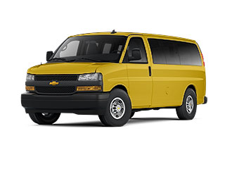 2026 Chevrolet Express Passenger Van Yellow